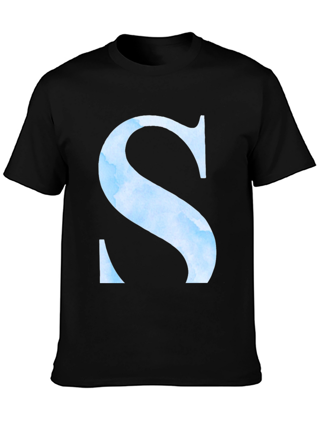 Letter S Graphic T-Shirt - Stylish Initial Tee