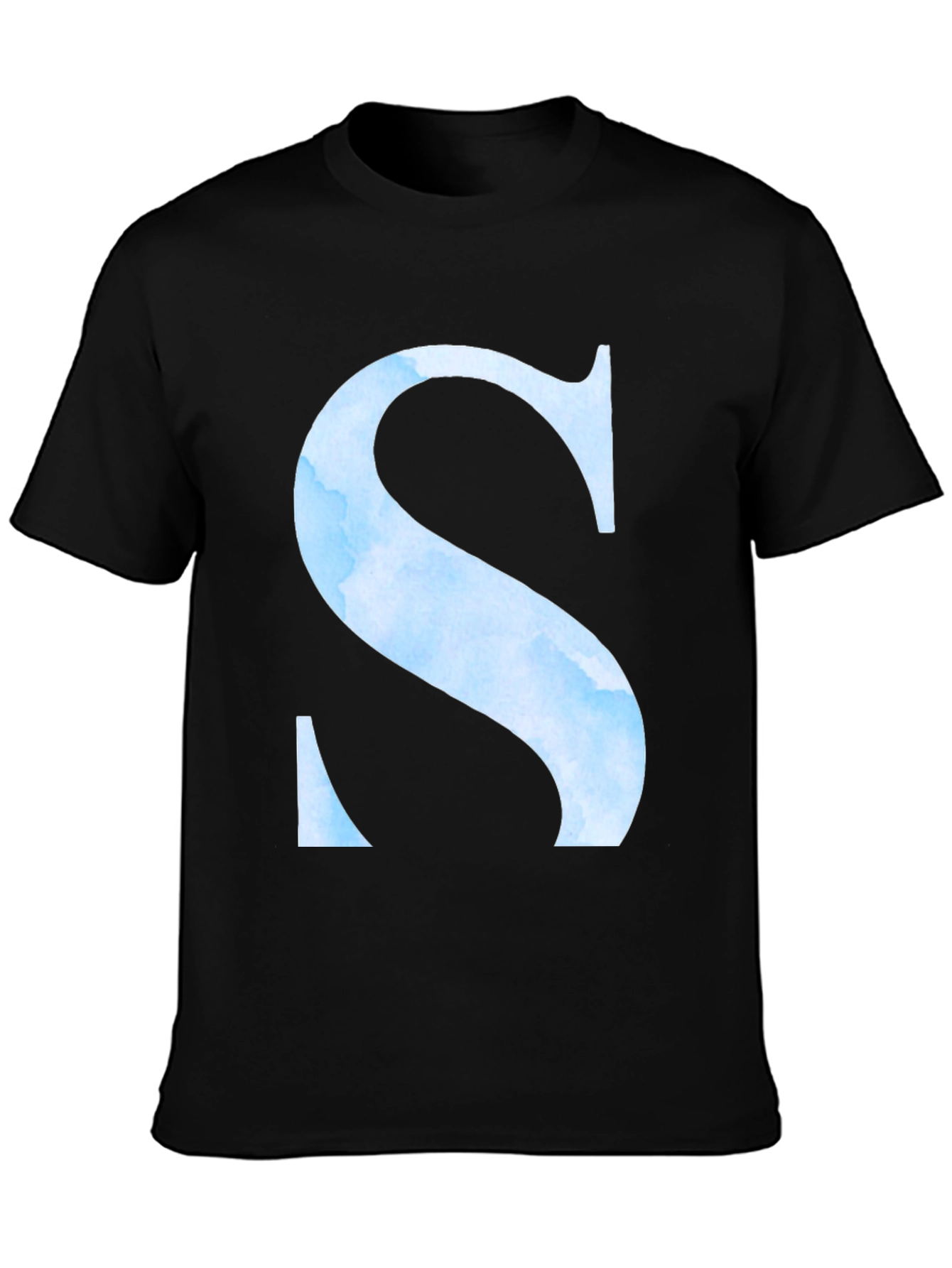 Letter S Graphic T-Shirt - Stylish Initial Tee
