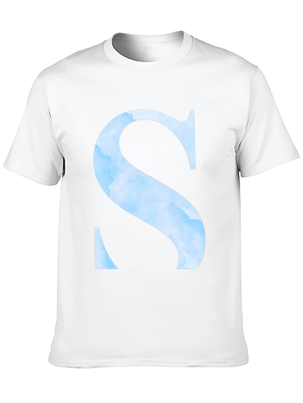 Letter S Graphic T-Shirt - Stylish Initial Tee