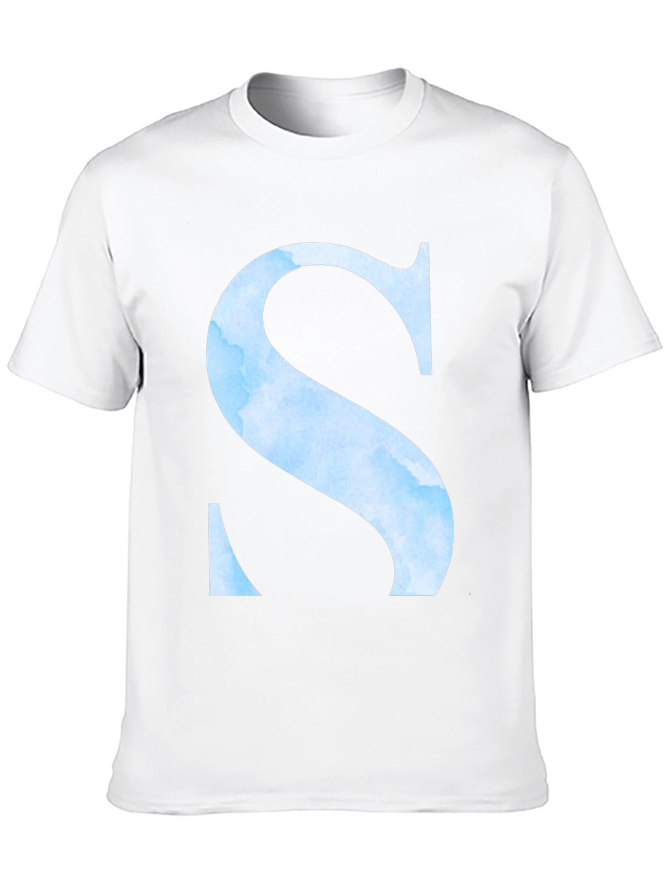 Letter S Graphic T-Shirt - Stylish Initial Tee