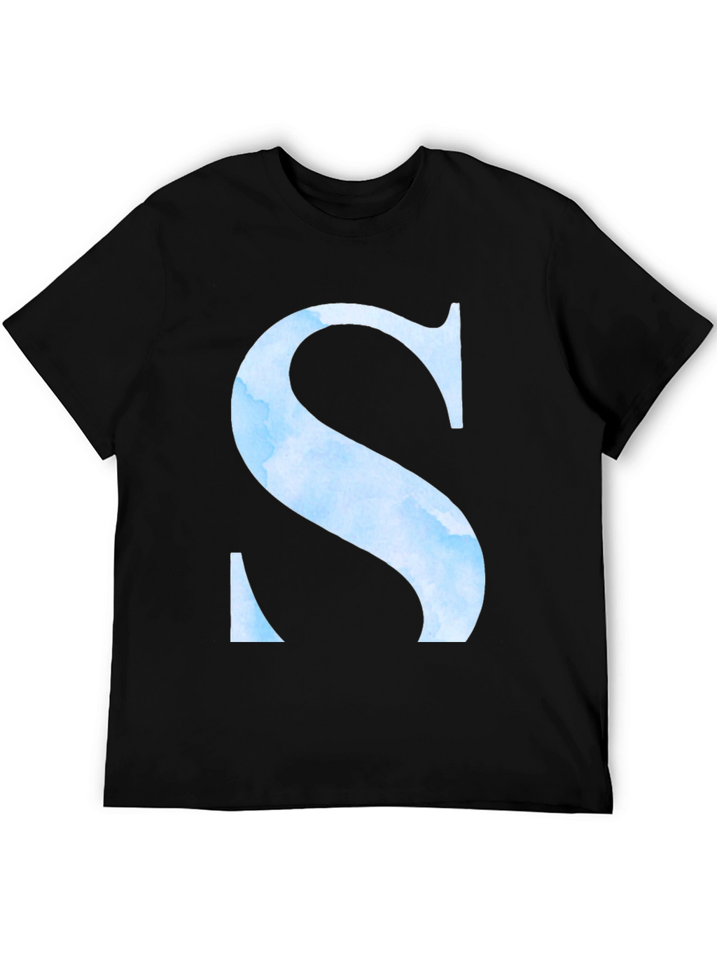 Letter S Graphic T-Shirt - Stylish Initial Tee