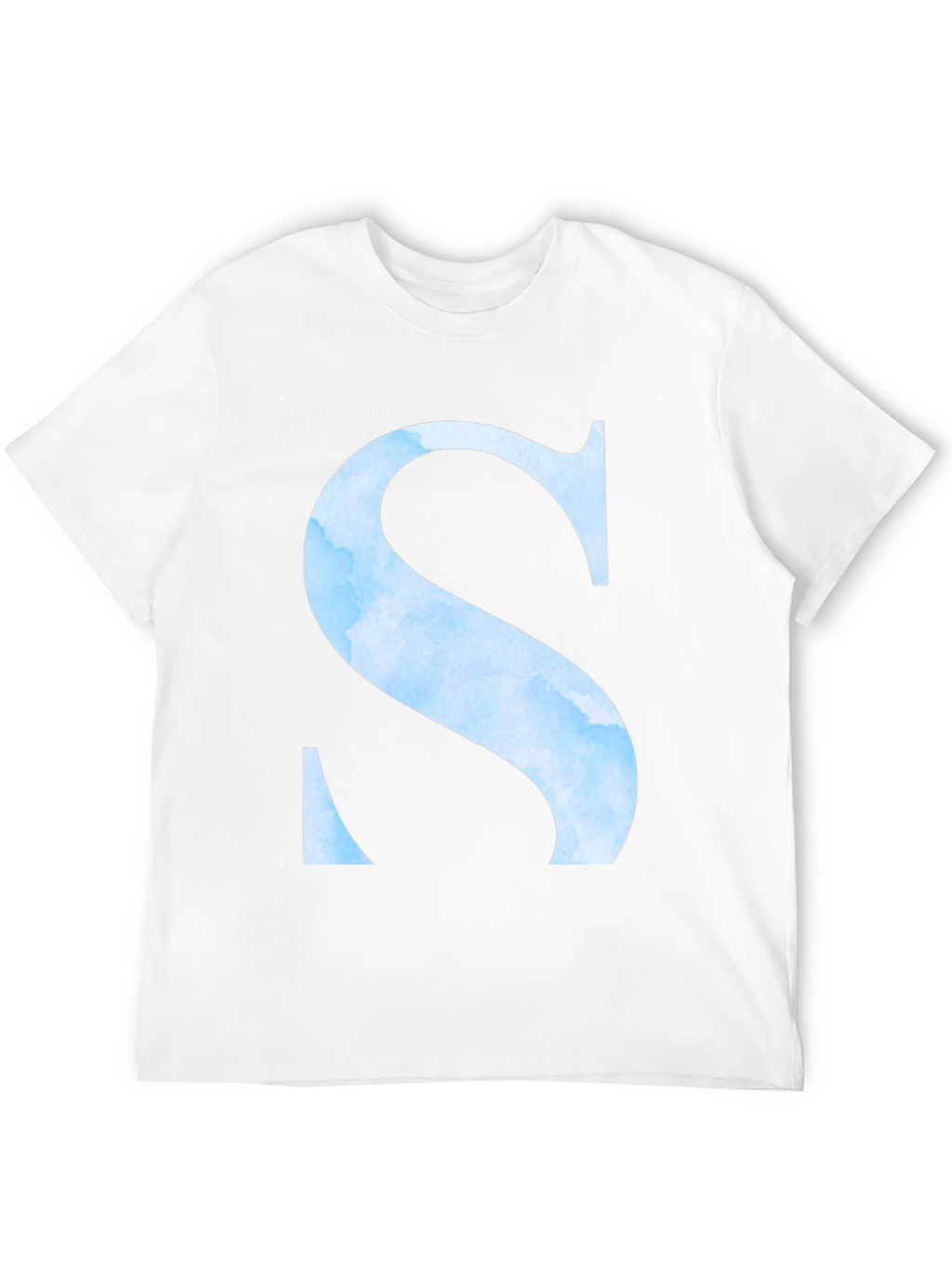 Letter S Graphic T-Shirt - Stylish Initial Tee