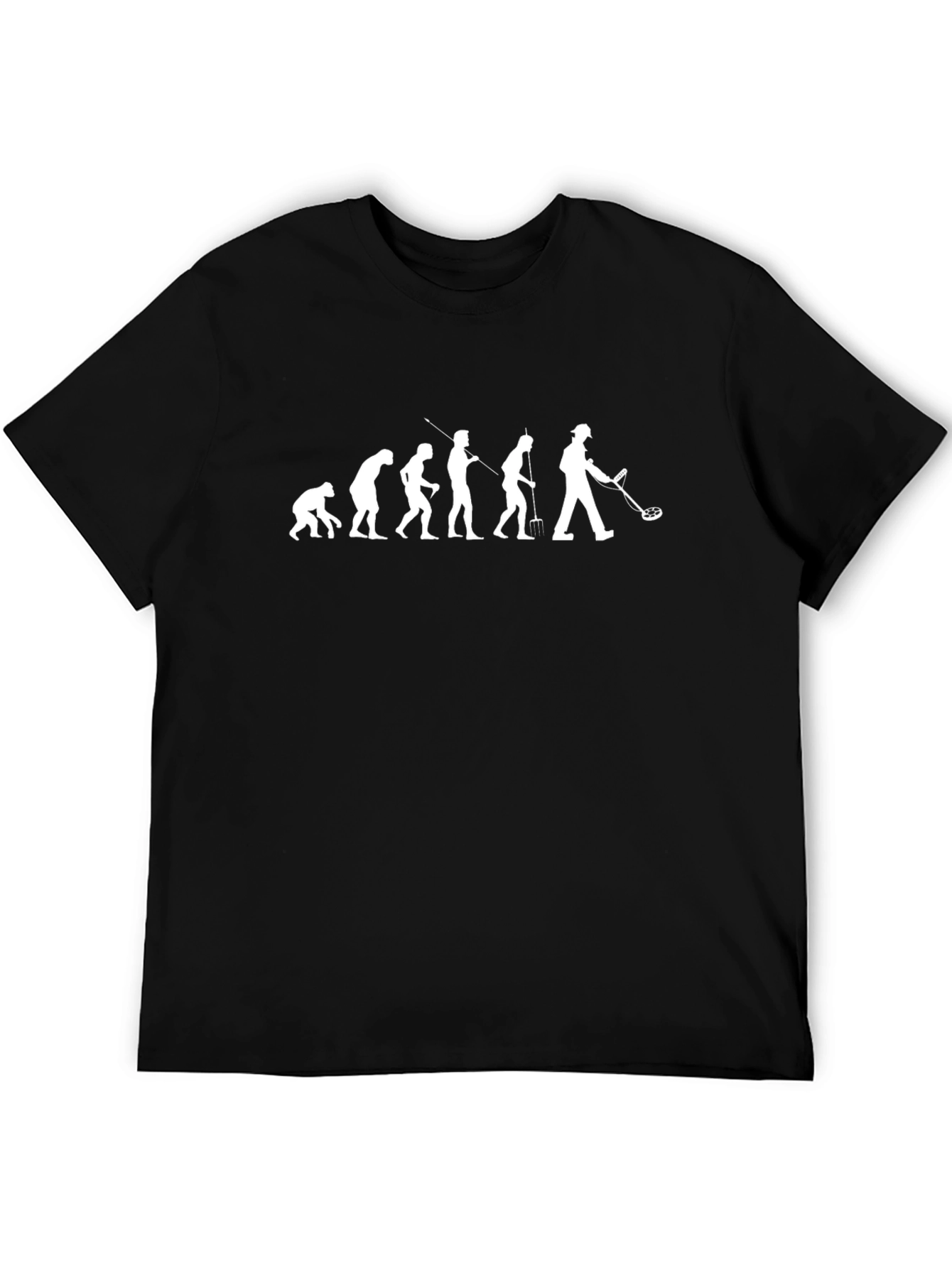 Evolution of Metal Detecting Funny T-Shirt