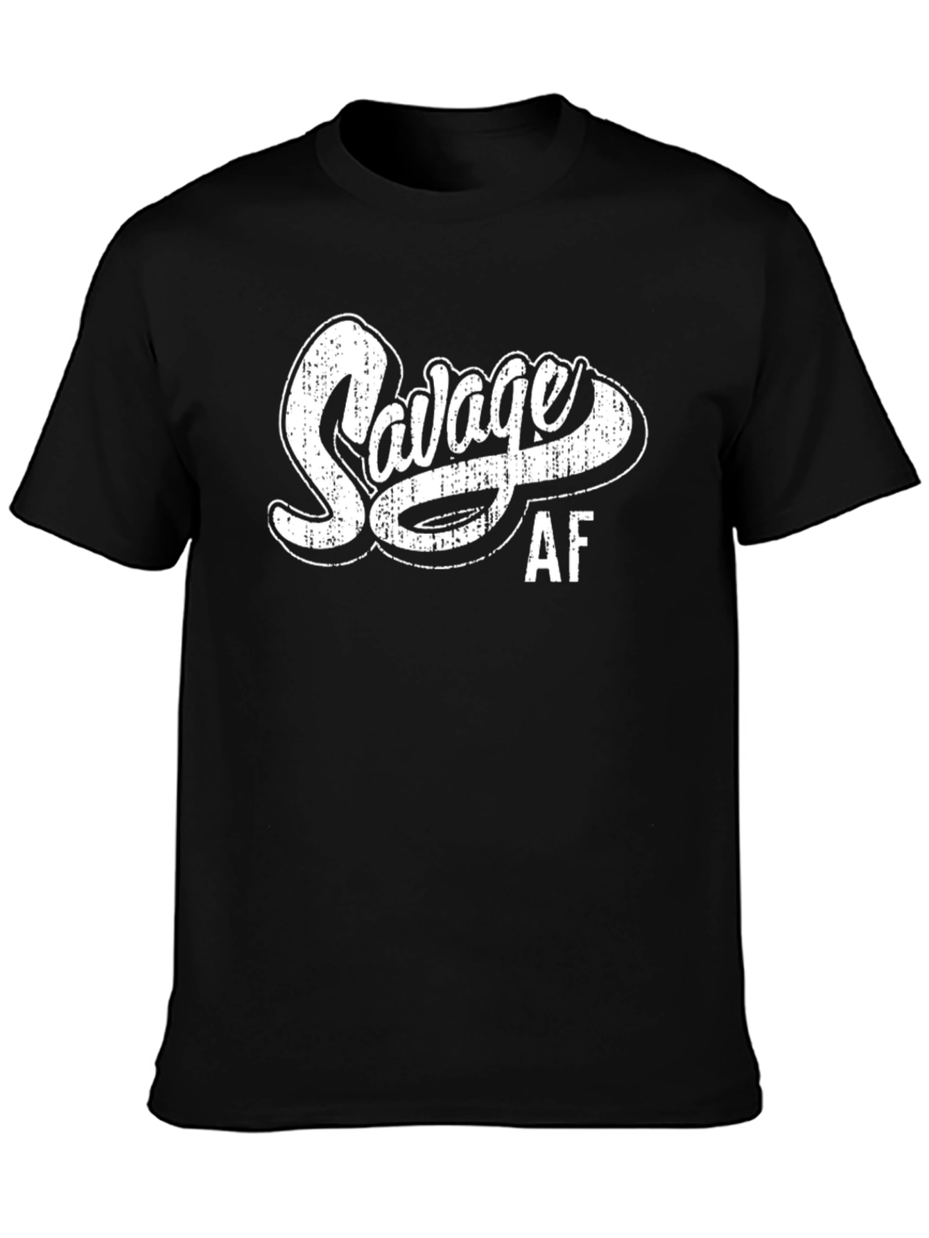 Savage AF Black Graphic Tee