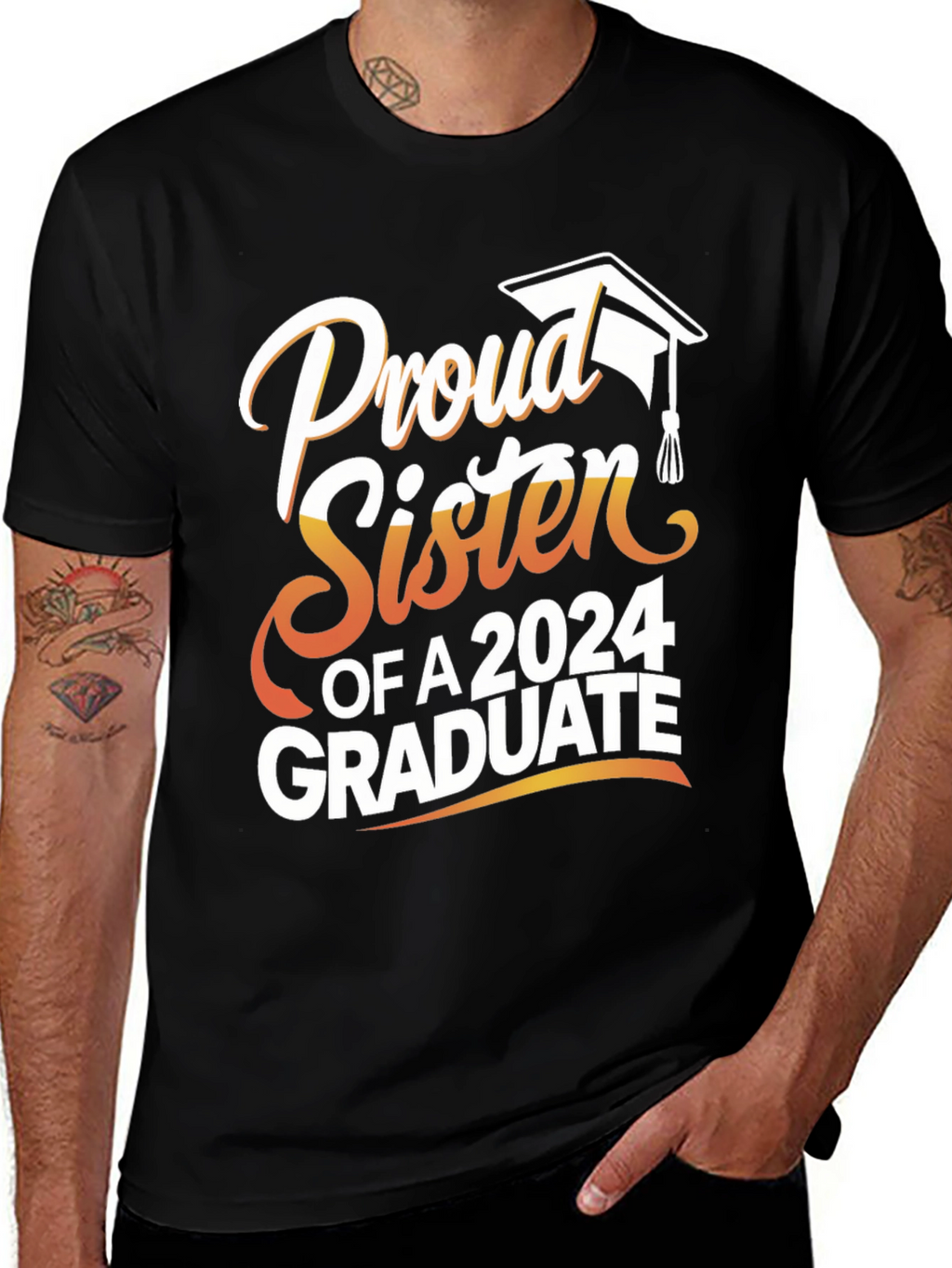 Proud Sister 2024 Graduate T-Shirt