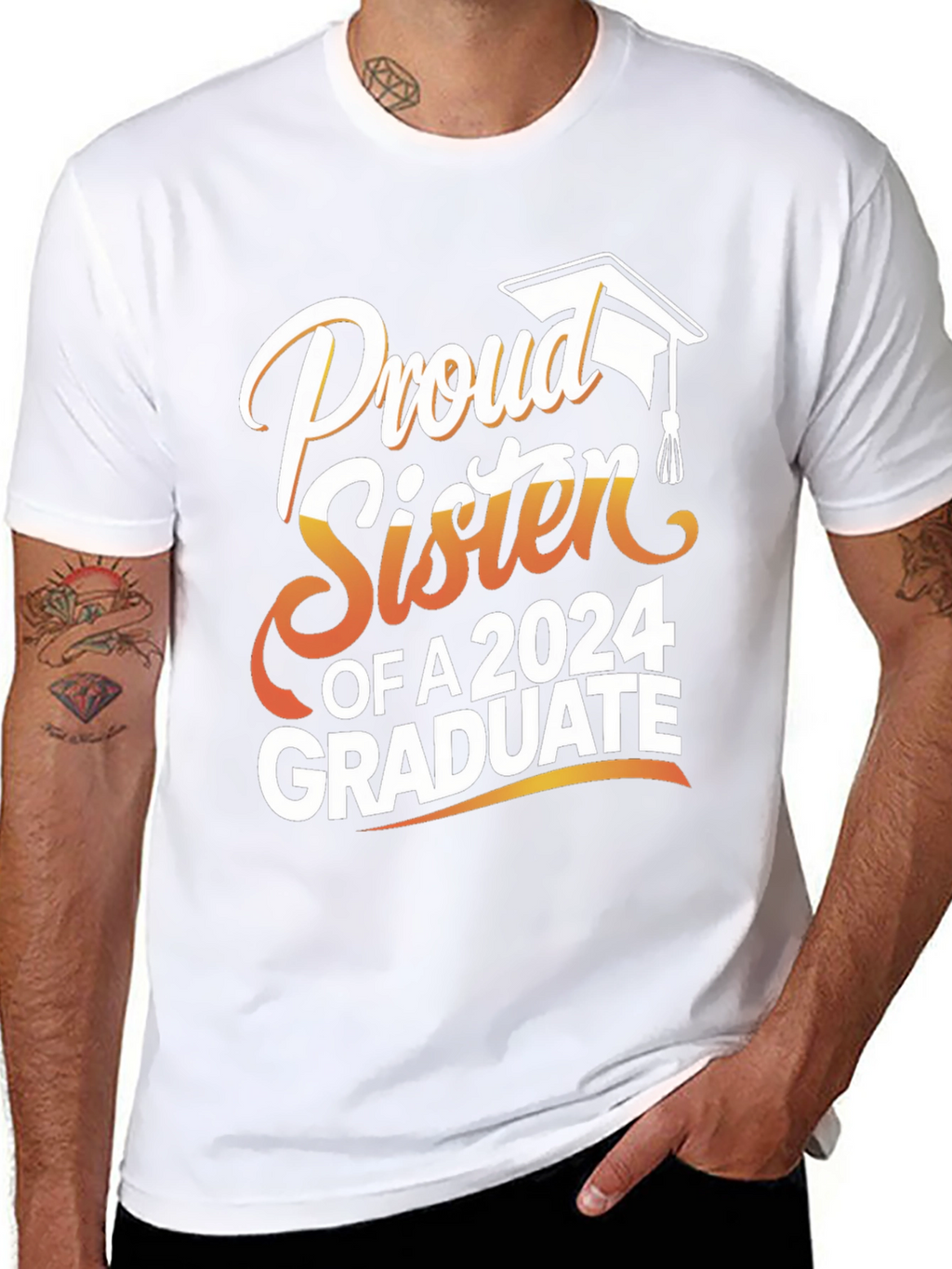Proud Sister 2024 Graduate T-Shirt