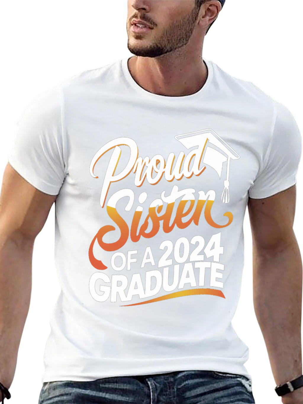 Proud Sister 2024 Graduate T-Shirt