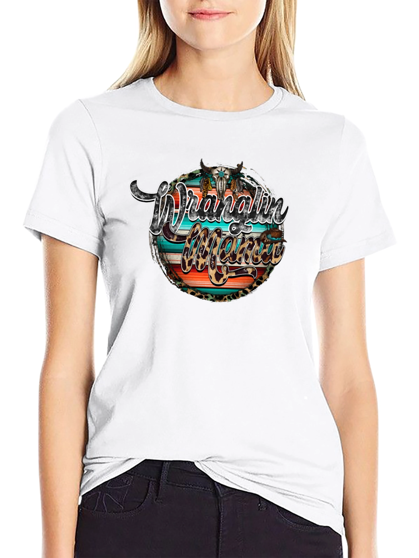 Wranglin Mama Graphic Tee