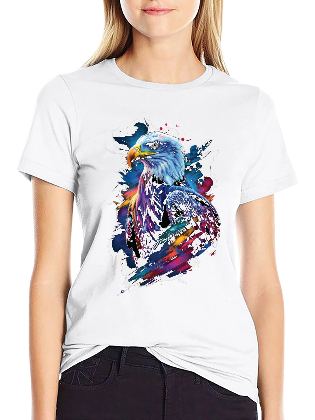 Eagle Graphic Black T-Shirt
