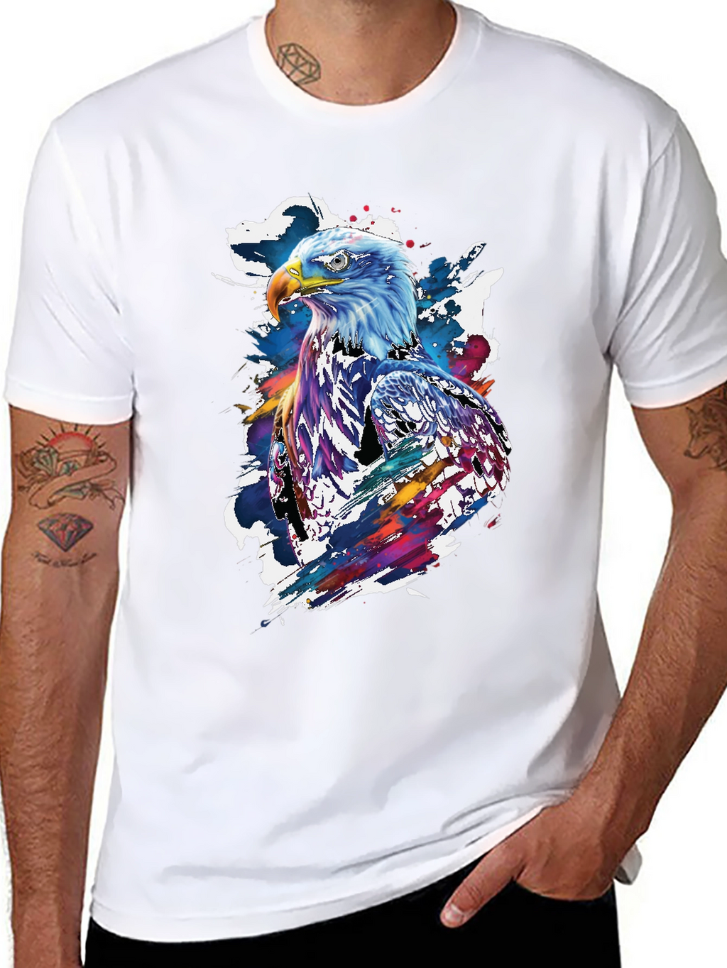Eagle Graphic Black T-Shirt