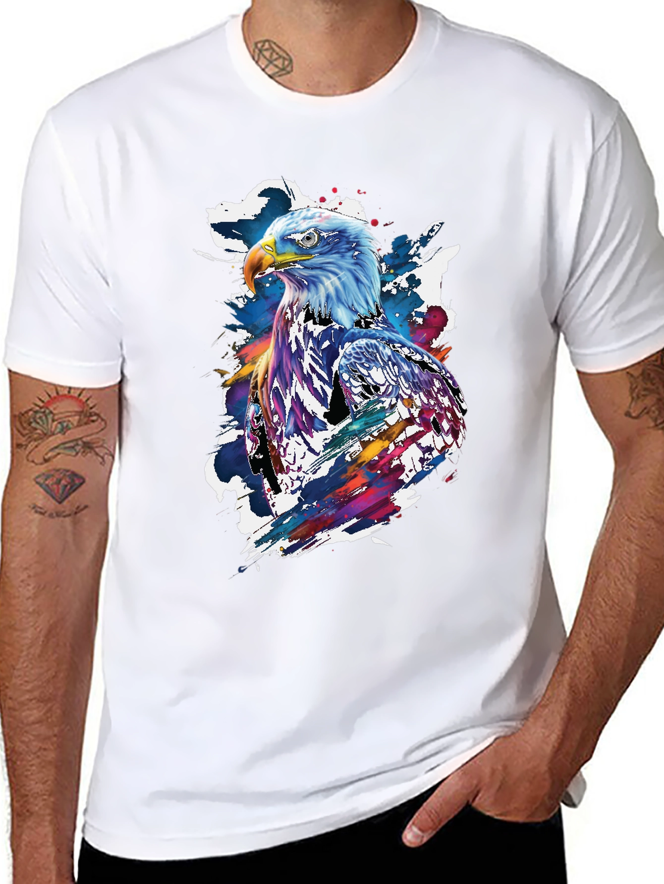 Eagle Graphic Black T-Shirt