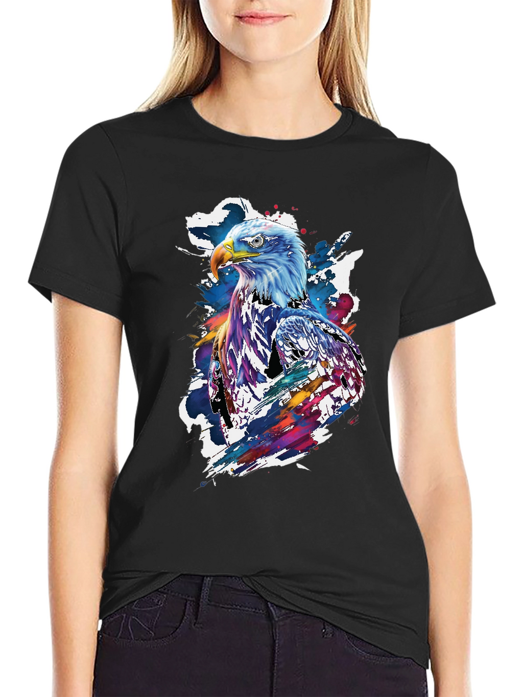 Eagle Graphic Black T-Shirt