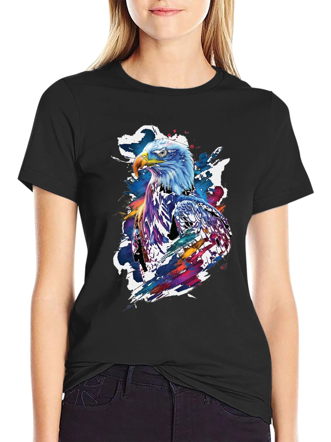 Eagle Graphic Black T-Shirt