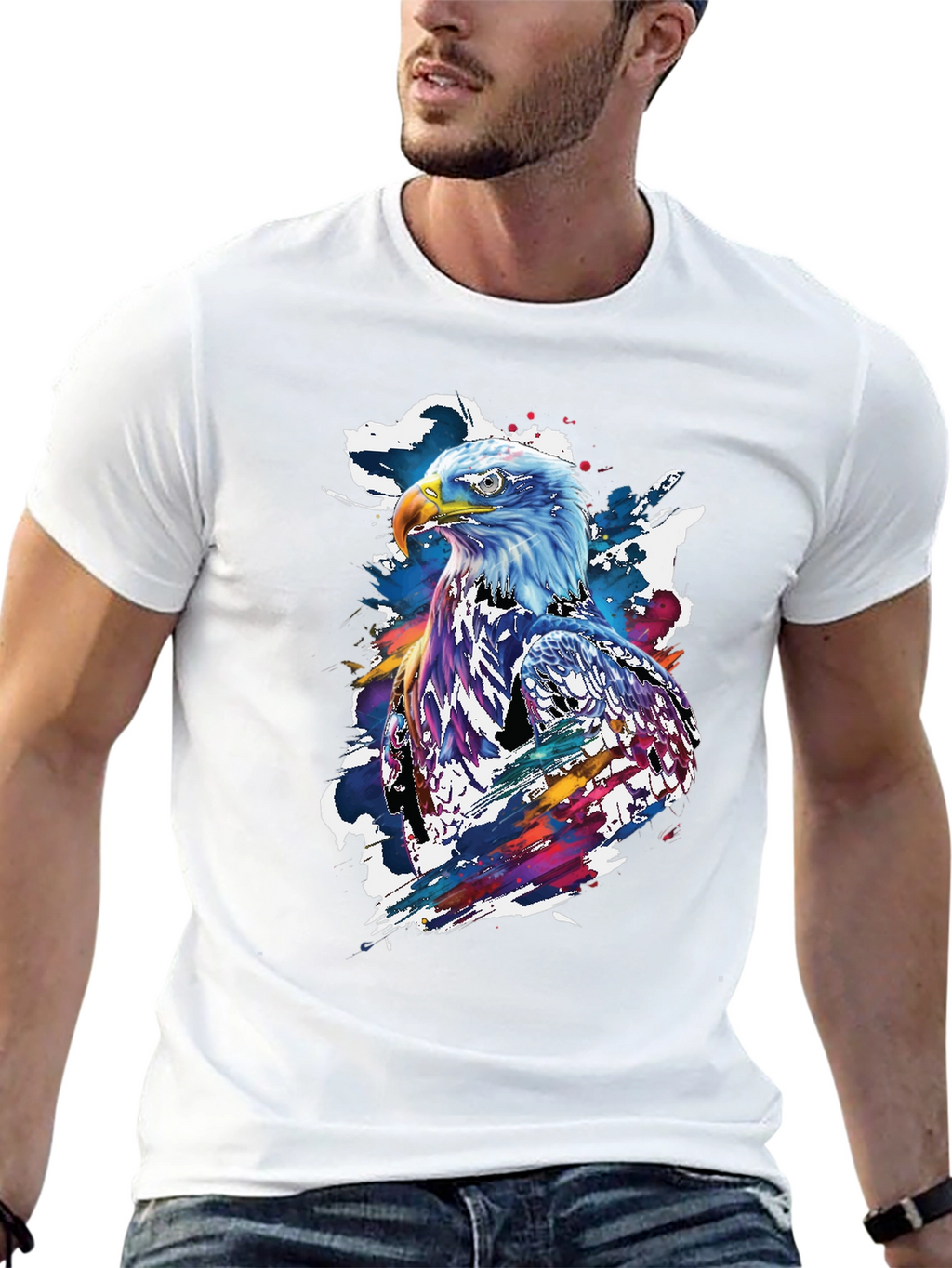 Eagle Graphic Black T-Shirt