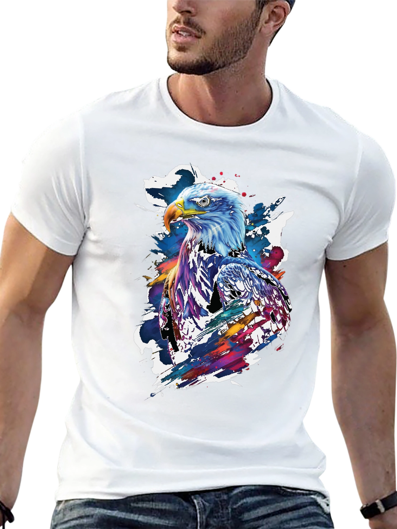 Eagle Graphic Black T-Shirt