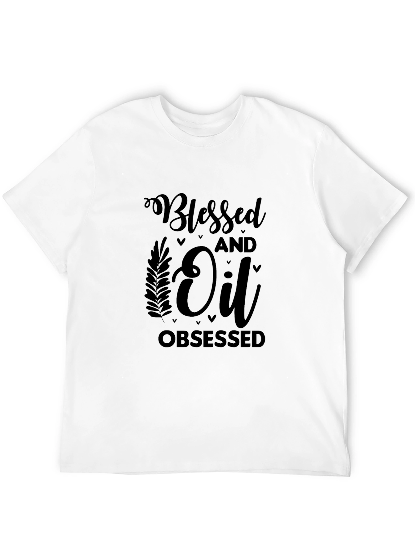Blessed and Oil Obsessed Black T-Shirt