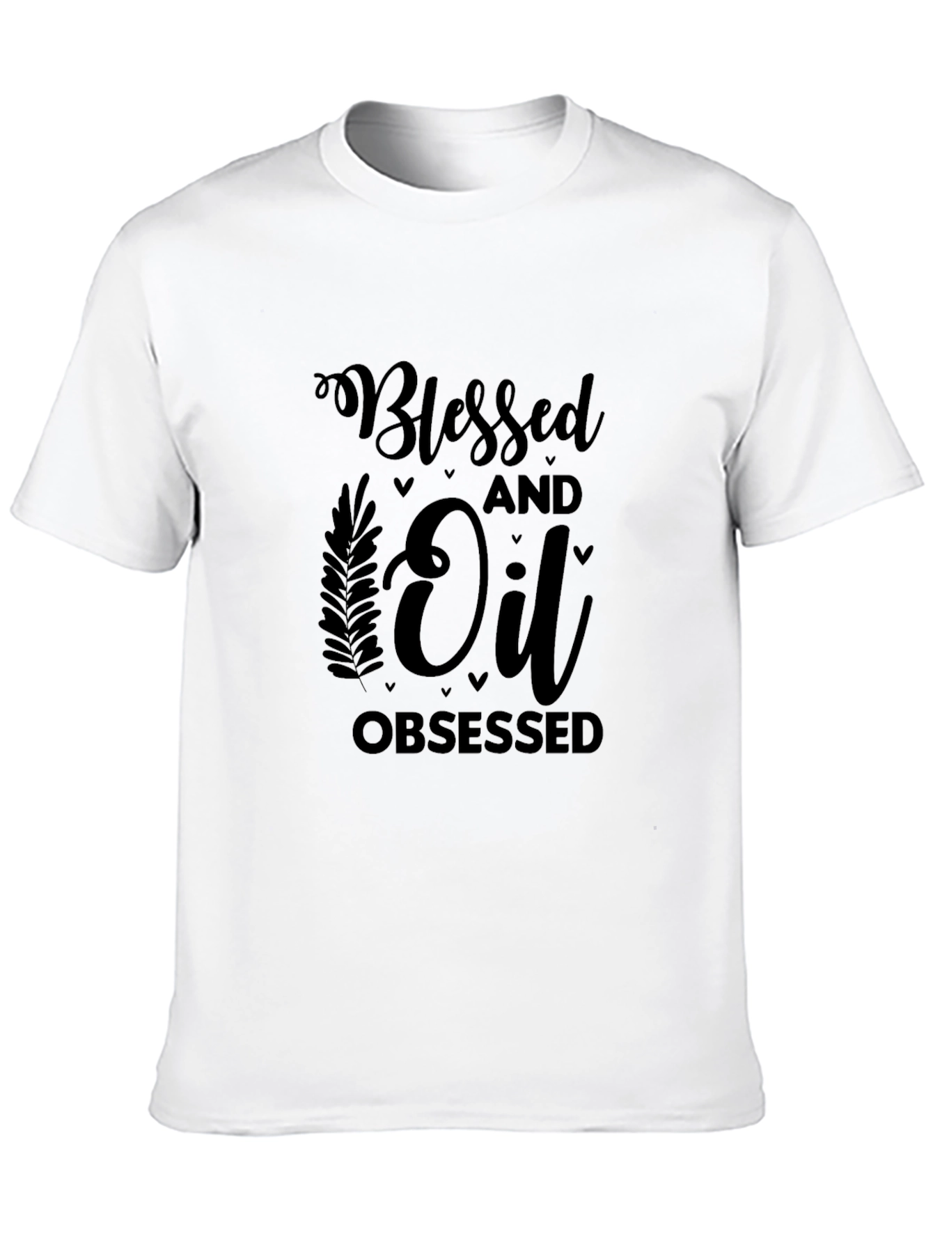 Blessed and Oil Obsessed Black T-Shirt