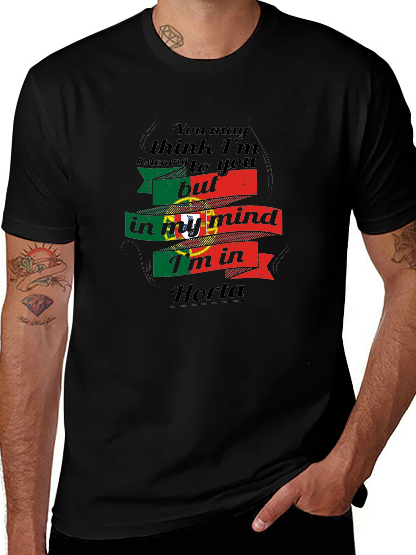 Horta Portugal Mind T-Shirt | Island Vacation Tee