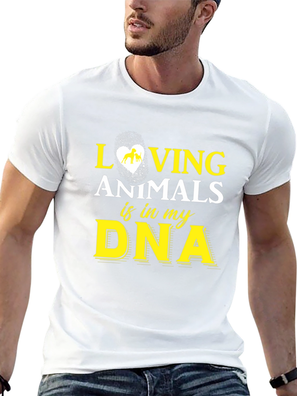 Loving Animals DNA Graphic Tee
