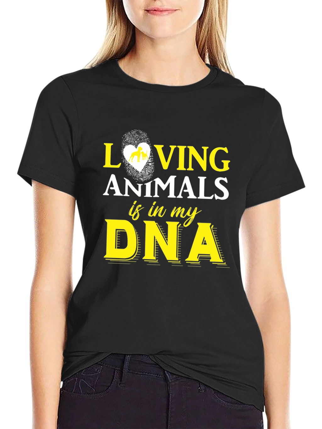 Loving Animals DNA Graphic Tee