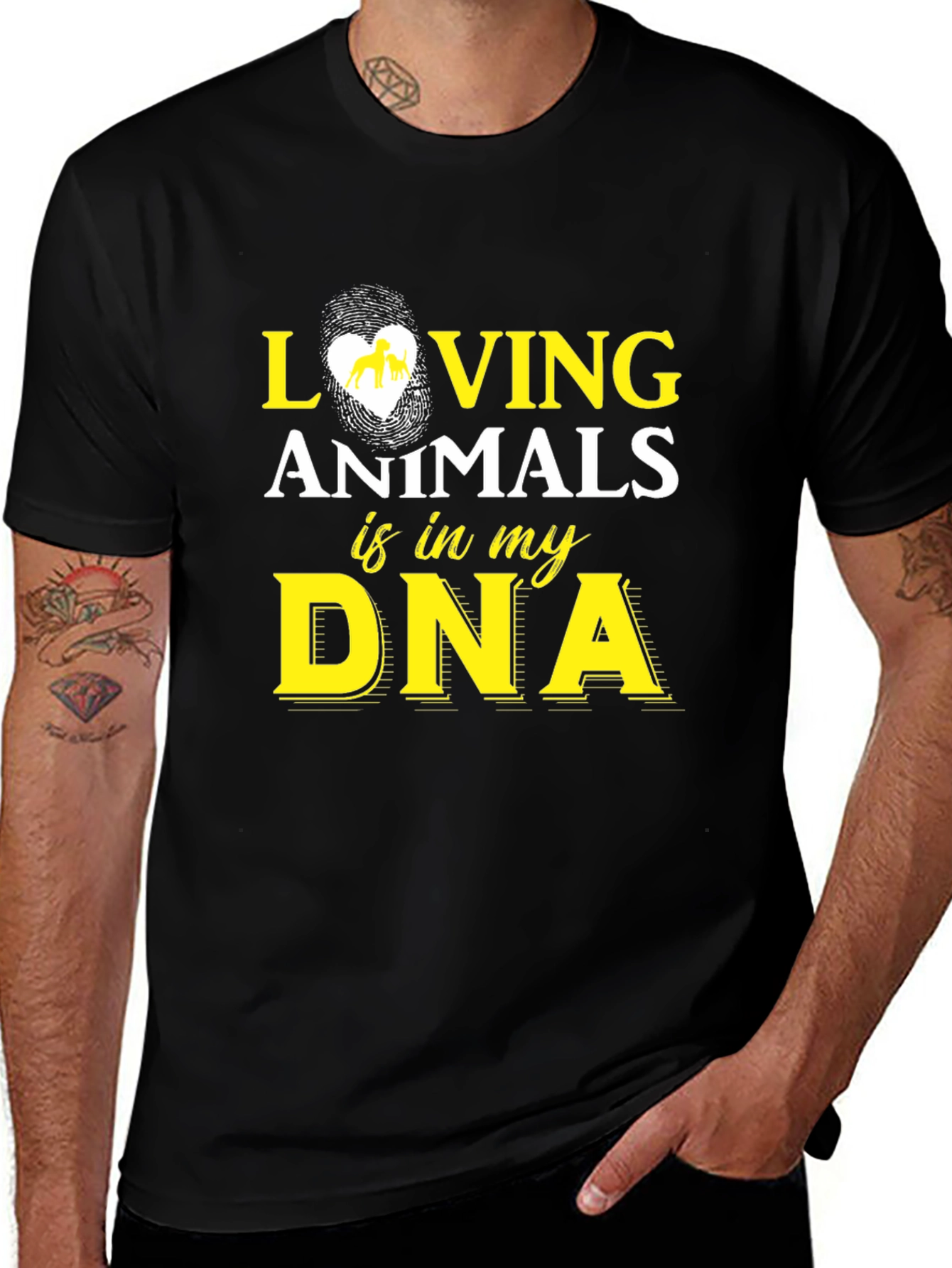 Loving Animals DNA Graphic Tee