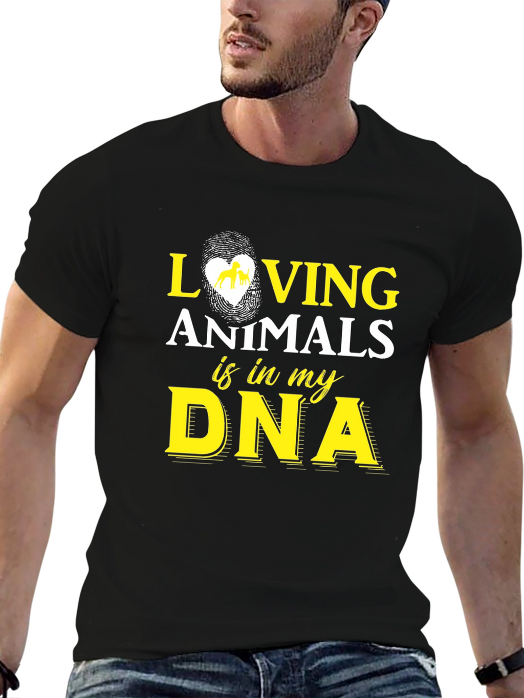 Loving Animals DNA Graphic Tee