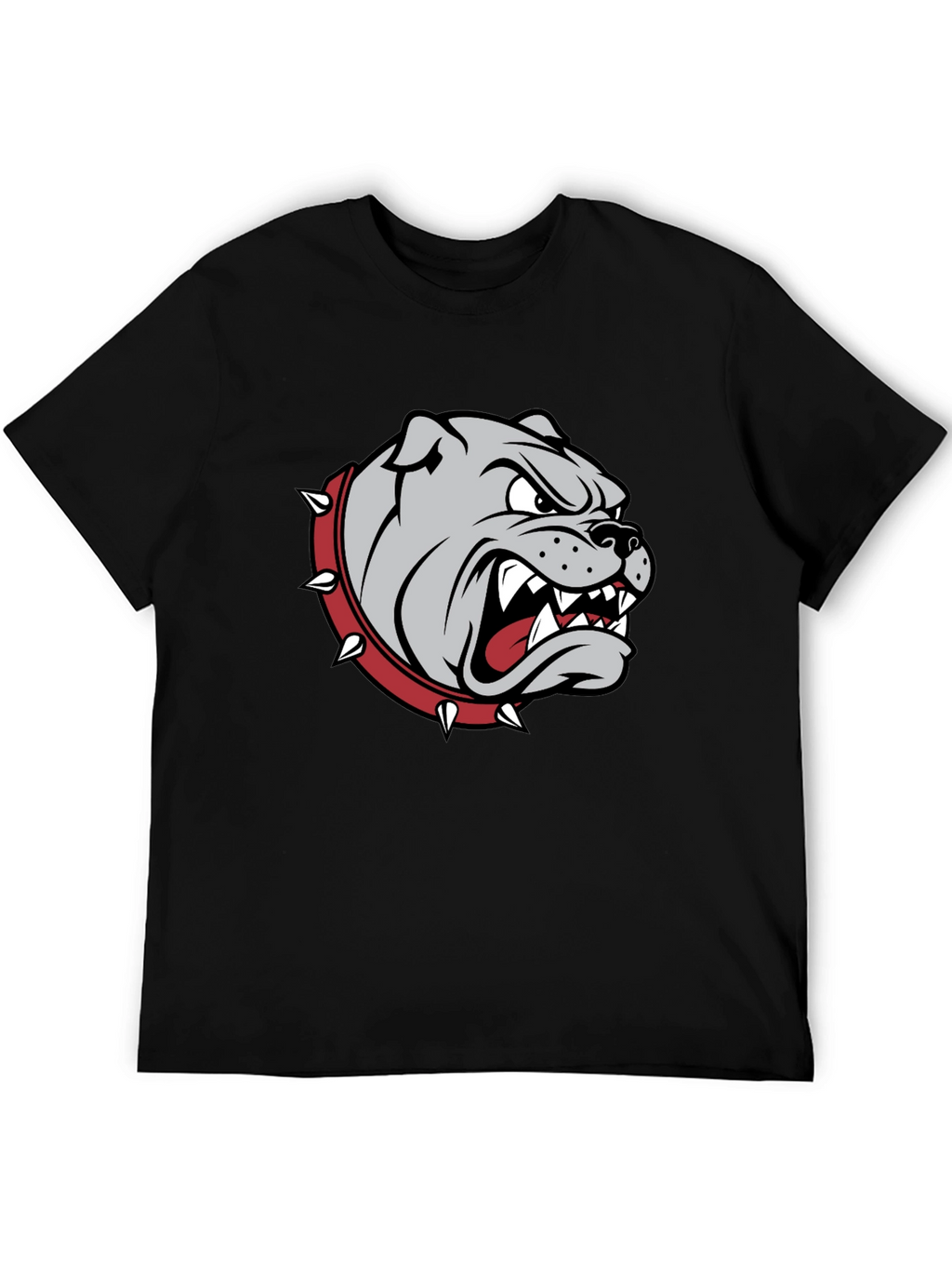 Mens Bulldog Graphic T-Shirt - Black