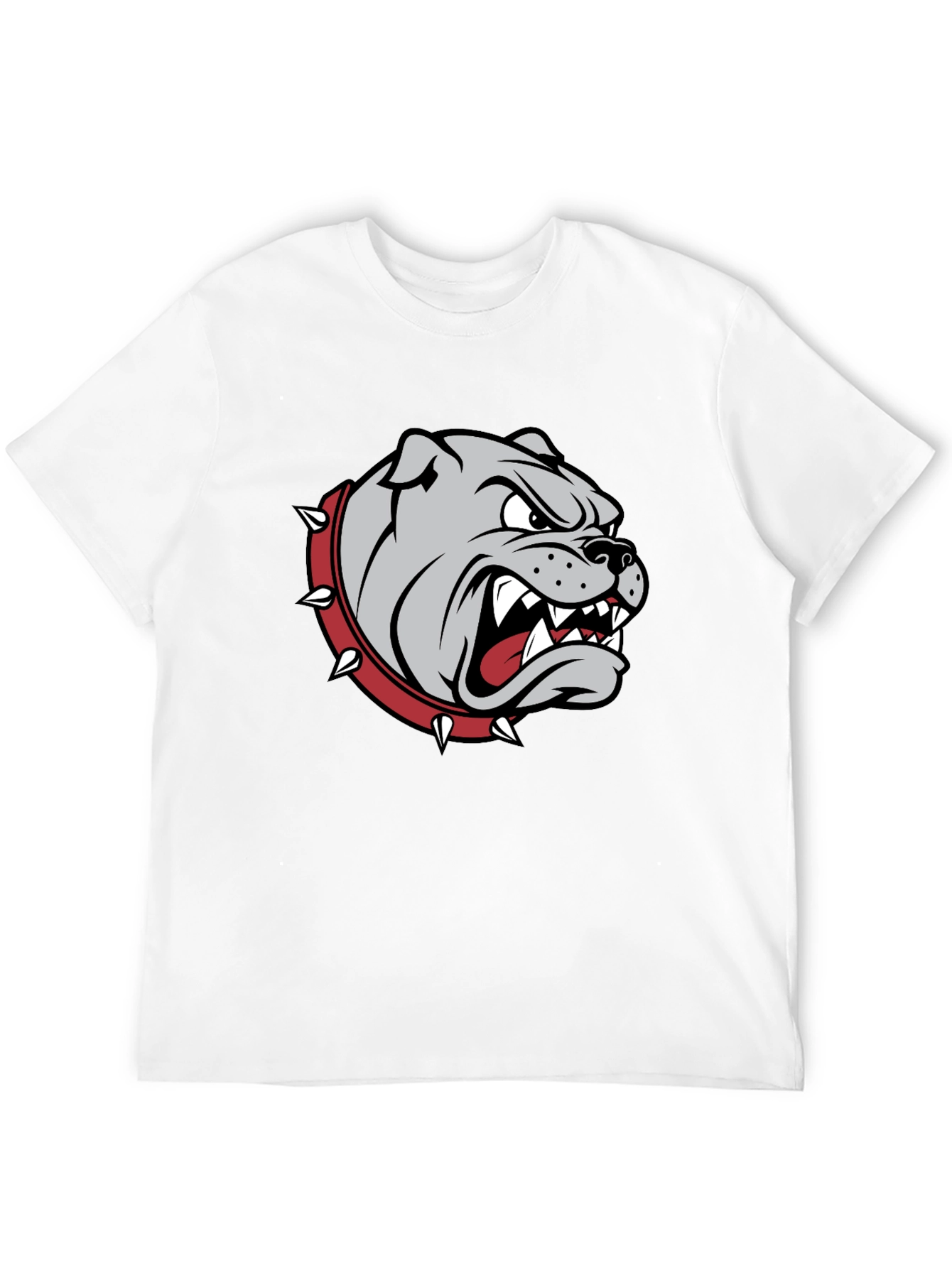 Mens Bulldog Graphic T-Shirt - Black