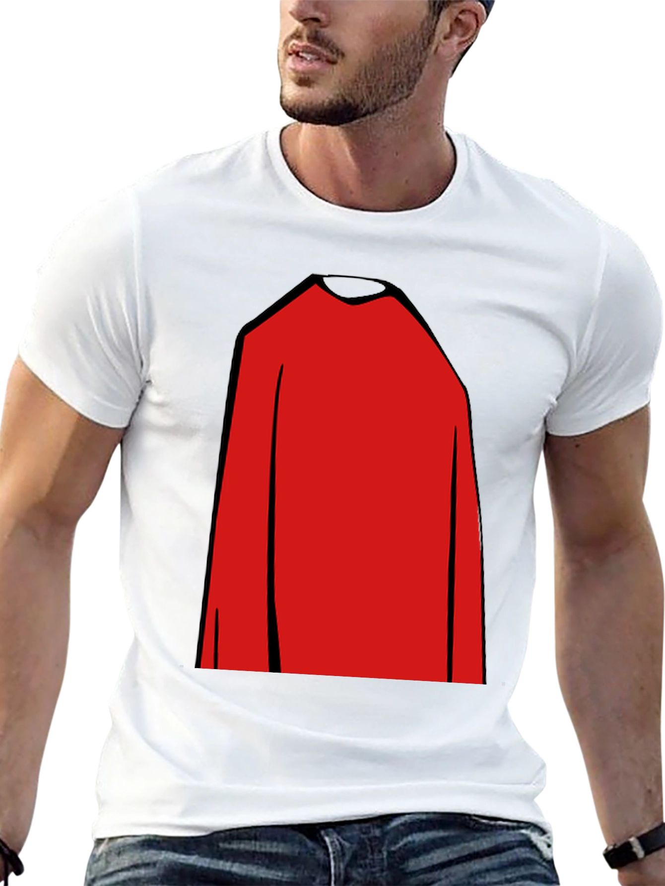 Superhero Cape T-Shirt - Costume Graphic Tee