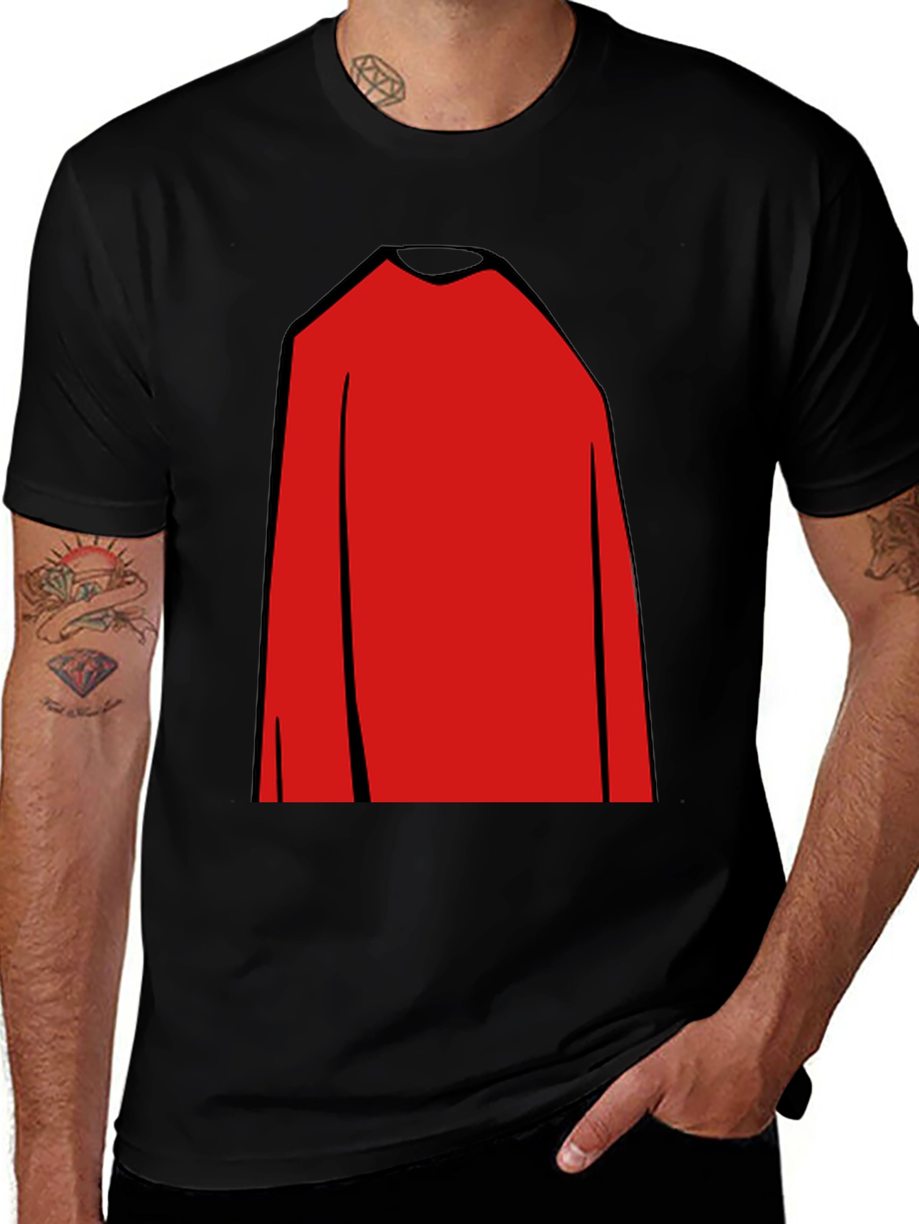 Superhero Cape T-Shirt - Costume Graphic Tee