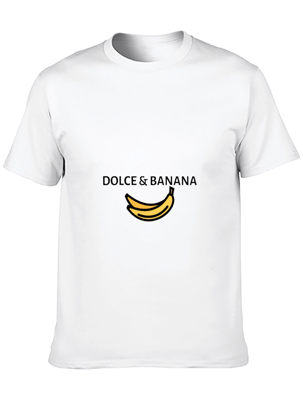 Dolce & Banana Mens Black Graphic Tee