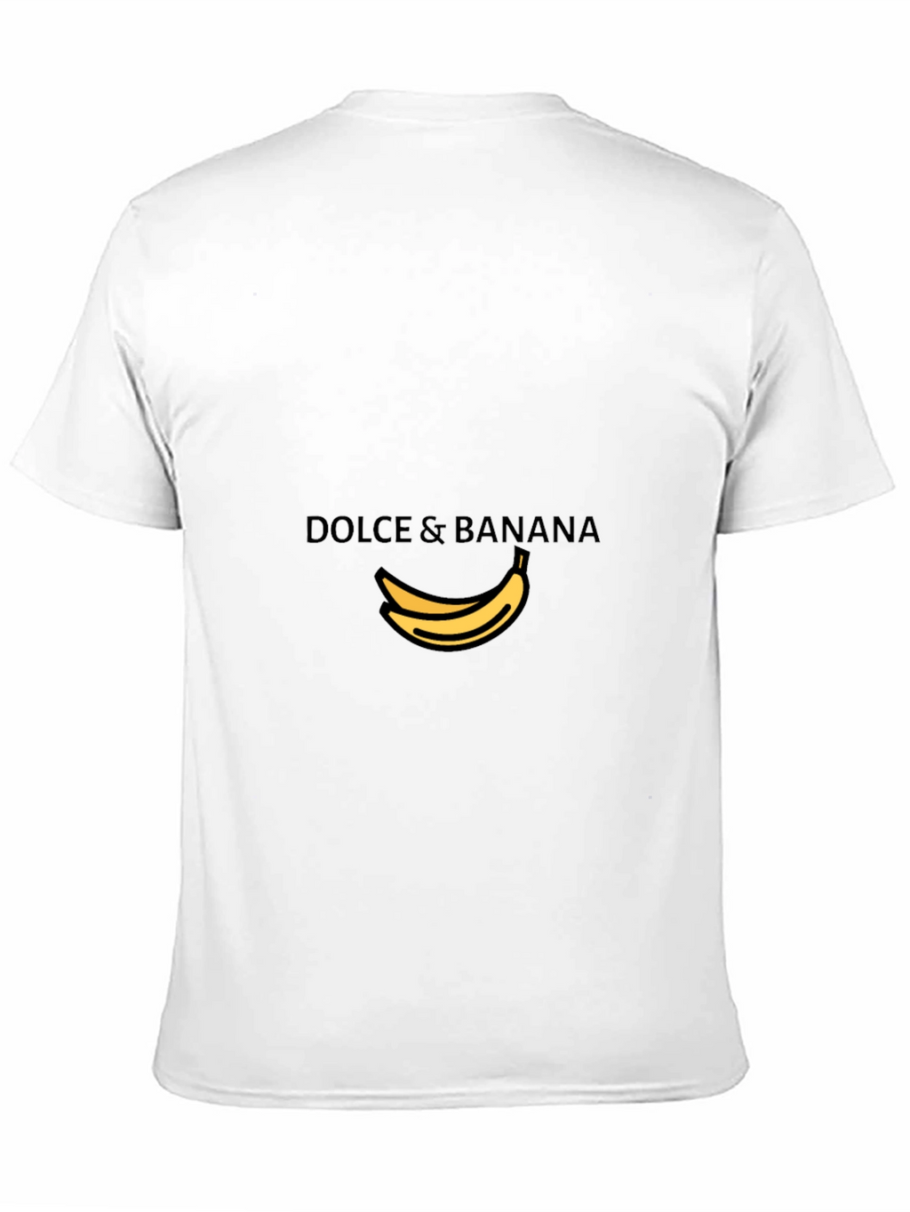 Dolce & Banana Mens Black Graphic Tee
