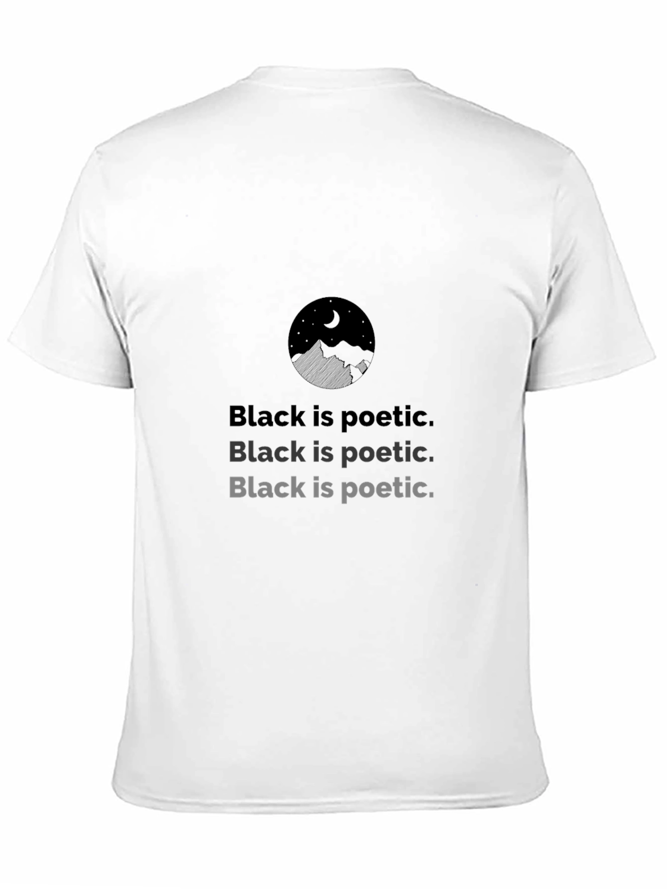 Black Is Poetic Graphic Tee