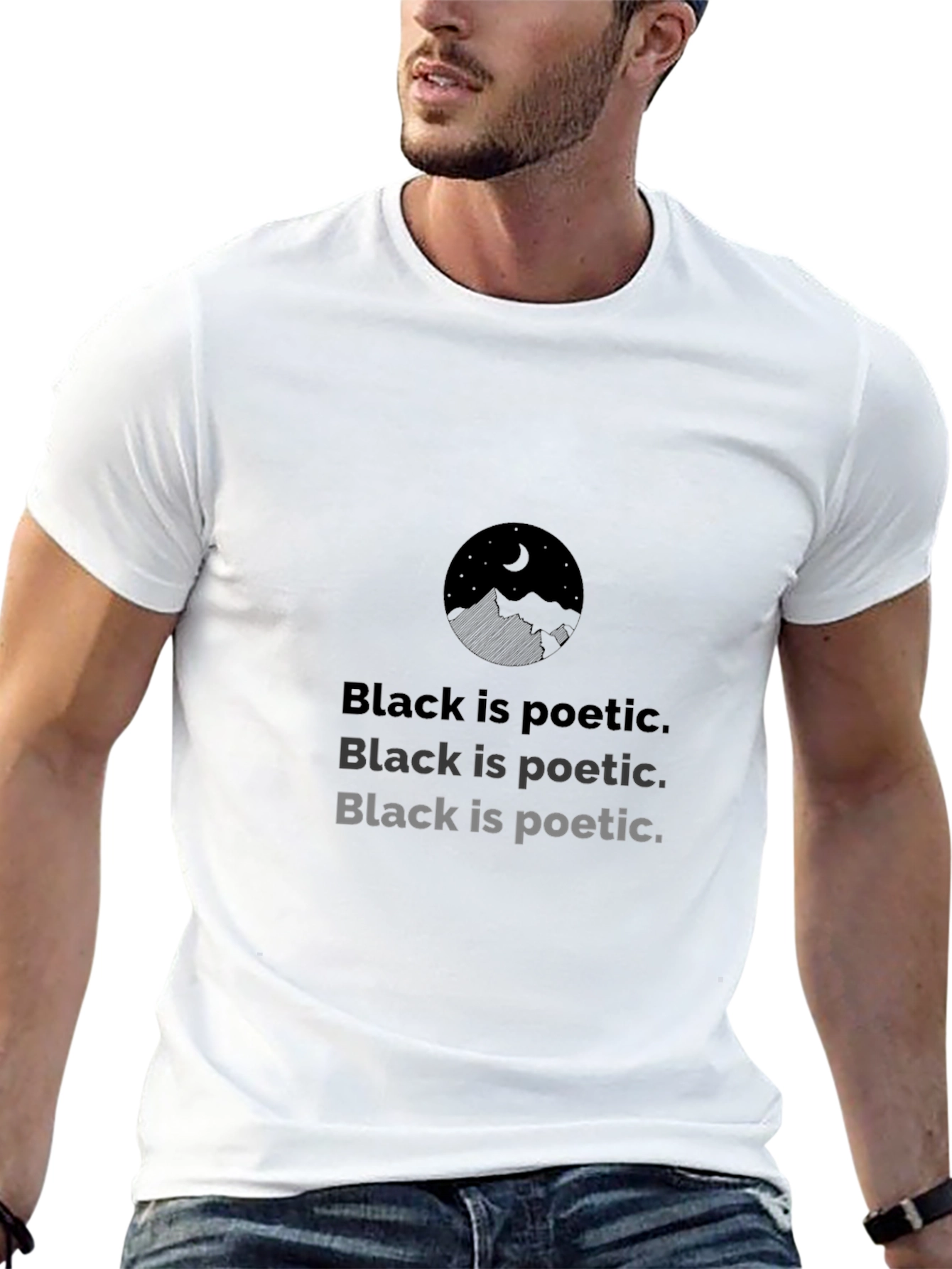 Black Is Poetic Graphic Tee