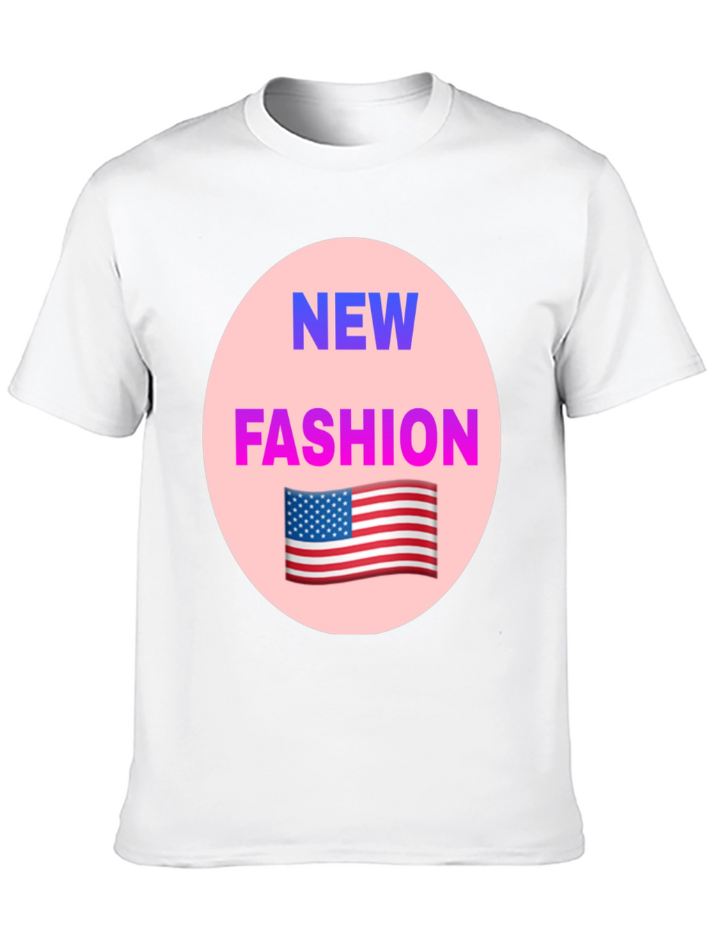 Trendy New Fashion USA Flag Graphic Tee