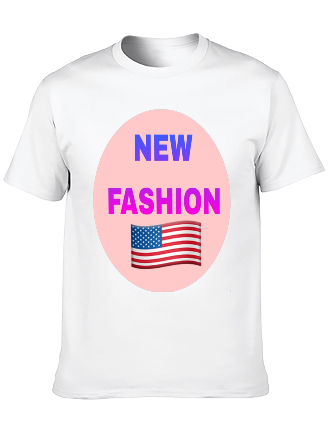 Trendy New Fashion USA Flag Graphic Tee