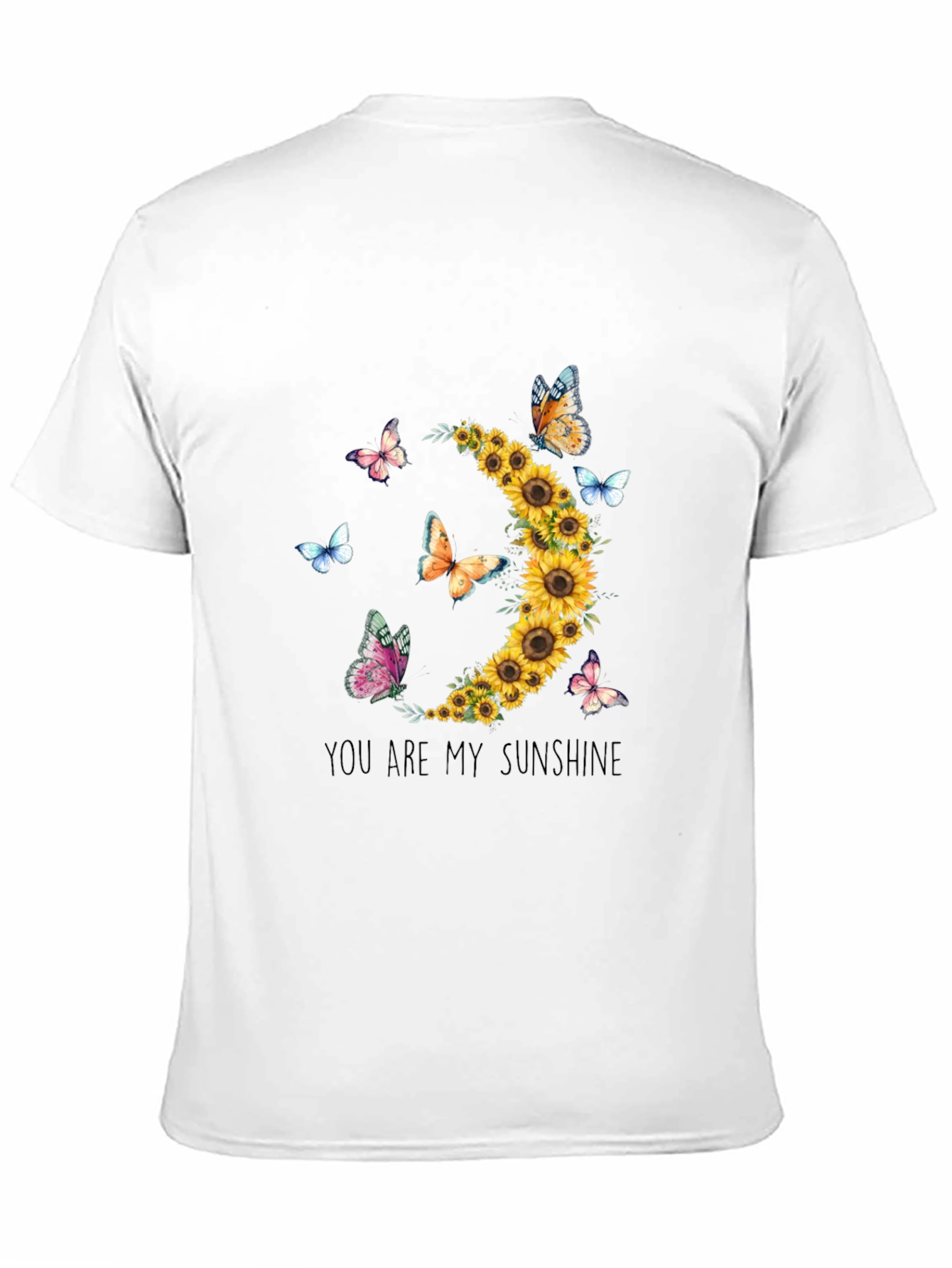 Sunflower Butterfly Graphic Tee