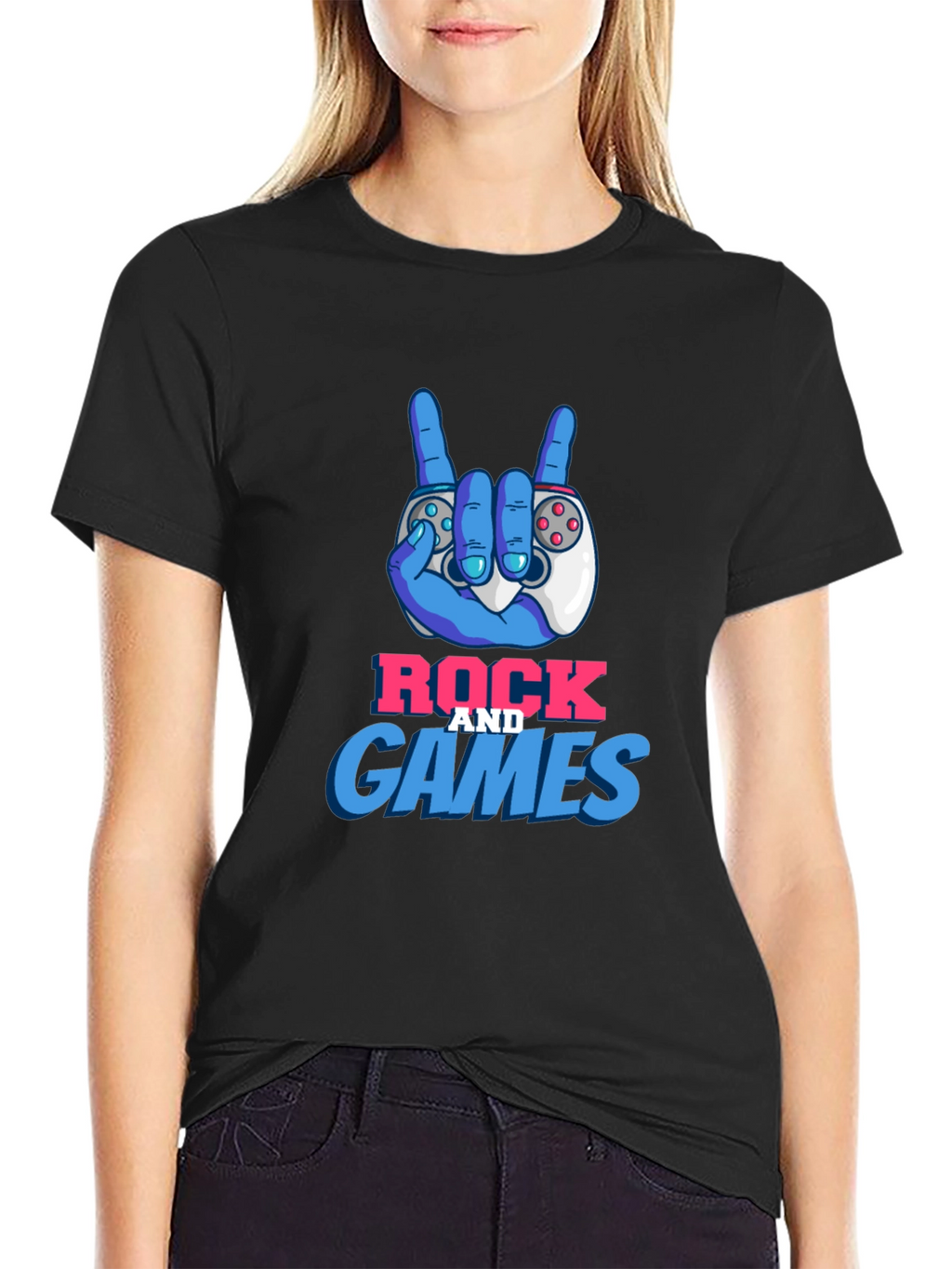 Rock and Games Graphic T-Shirt
