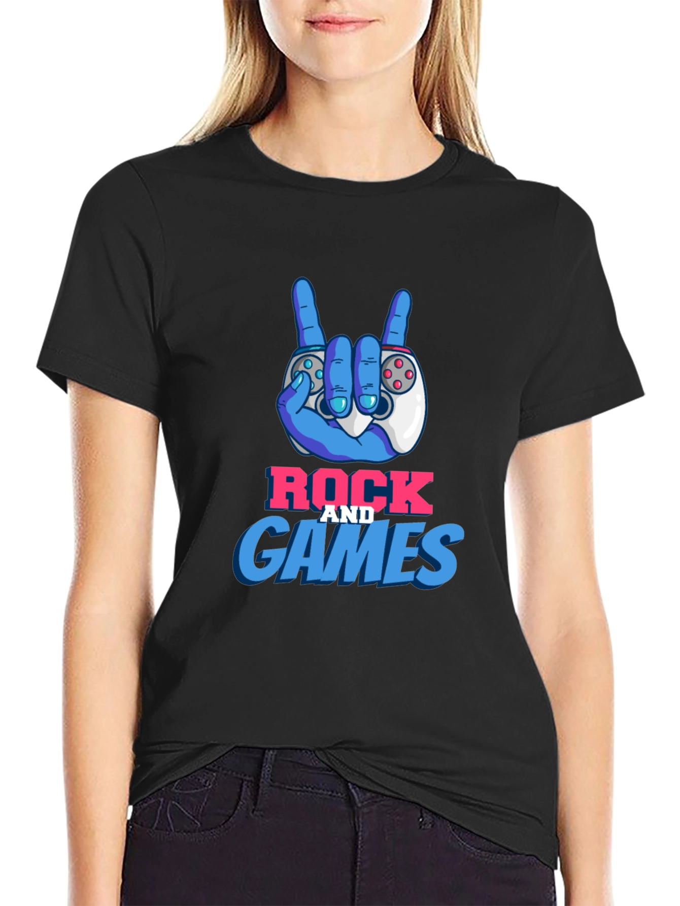 Rock and Games Graphic T-Shirt