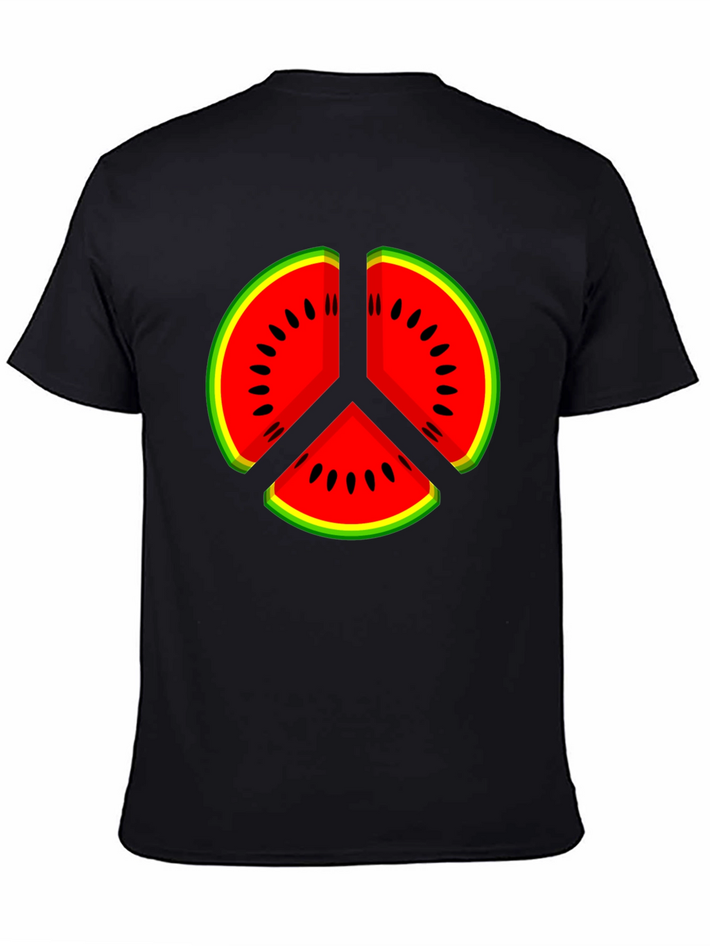 Watermelon Peace Sign Graphic Tee