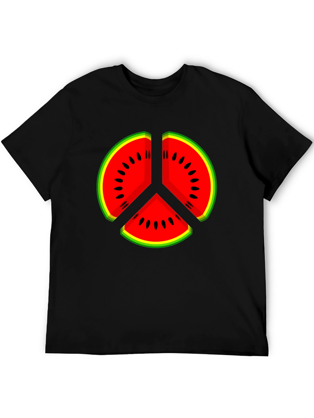 Watermelon Peace Sign Graphic Tee