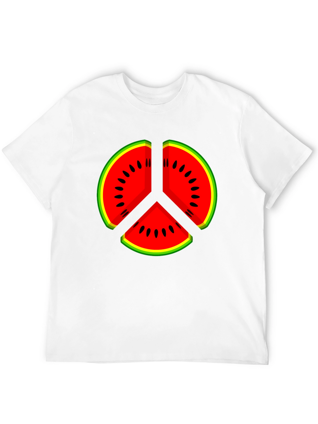 Watermelon Peace Sign Graphic Tee