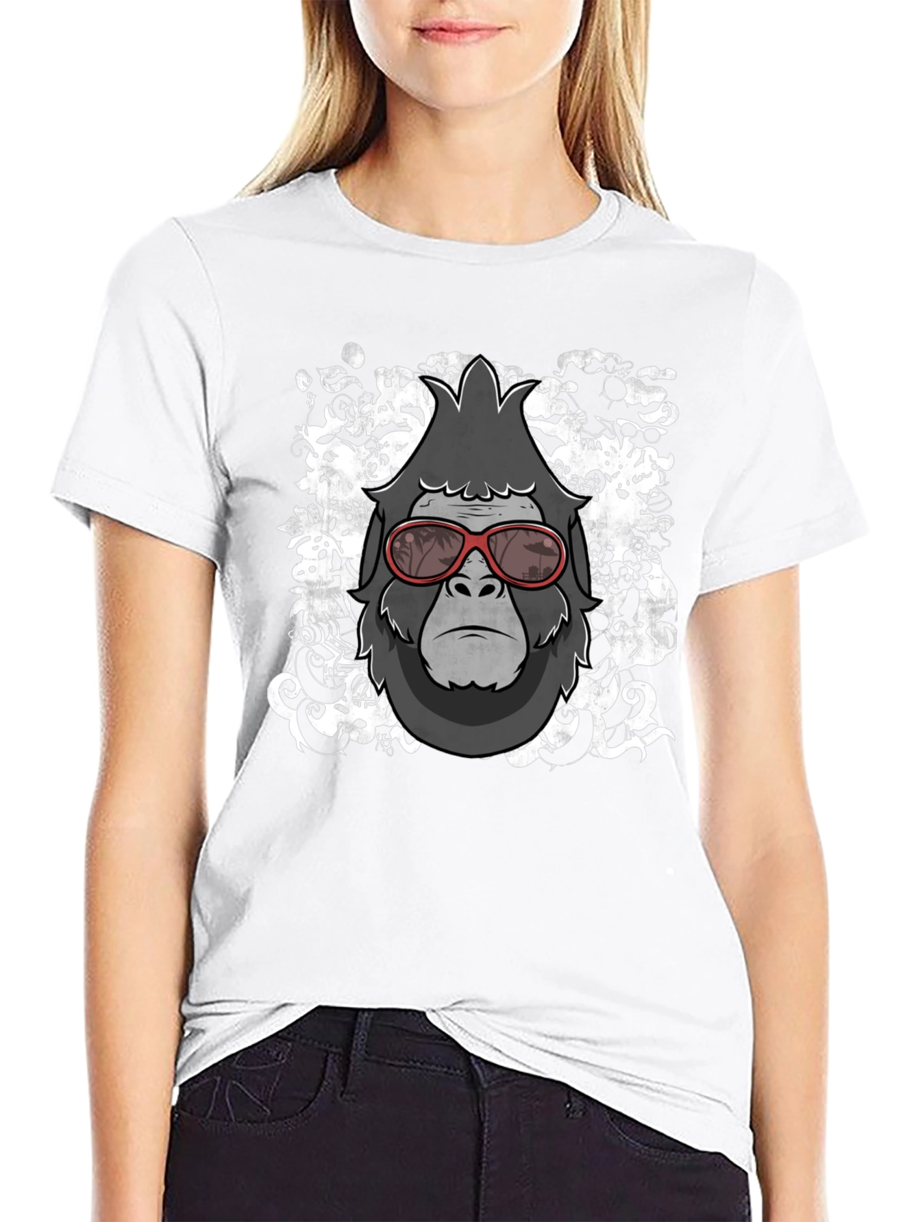 Cool Gorilla Graphic Tee - Stylish Mens Black T-Shirt