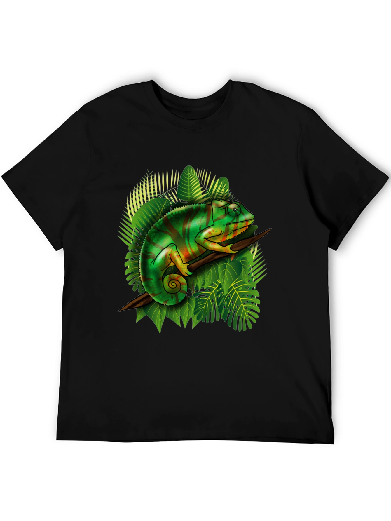 Chameleon Graphic Tee - Unique Reptile T-Shirt