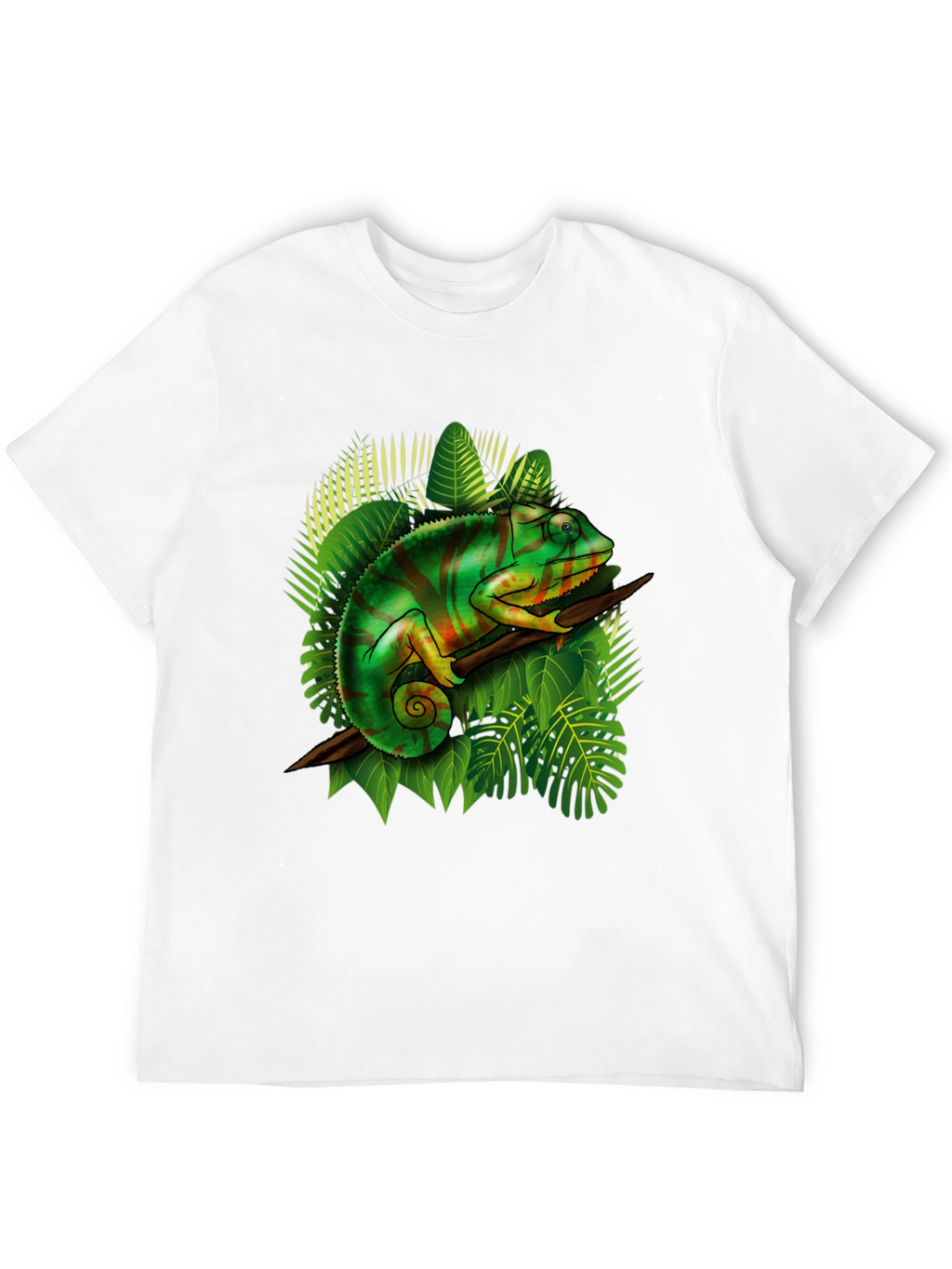 Chameleon Graphic Tee - Unique Reptile T-Shirt