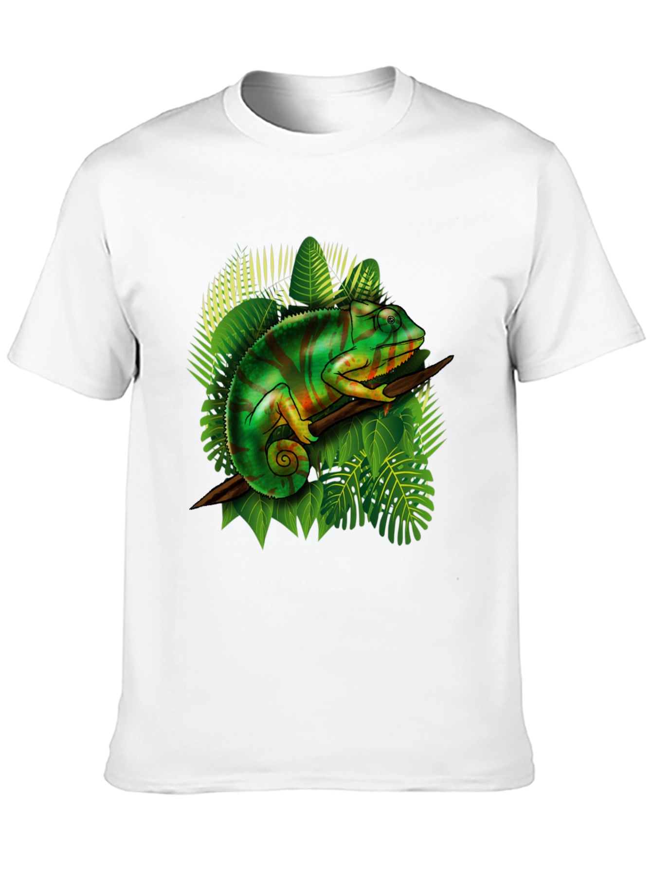 Chameleon Graphic Tee - Unique Reptile T-Shirt