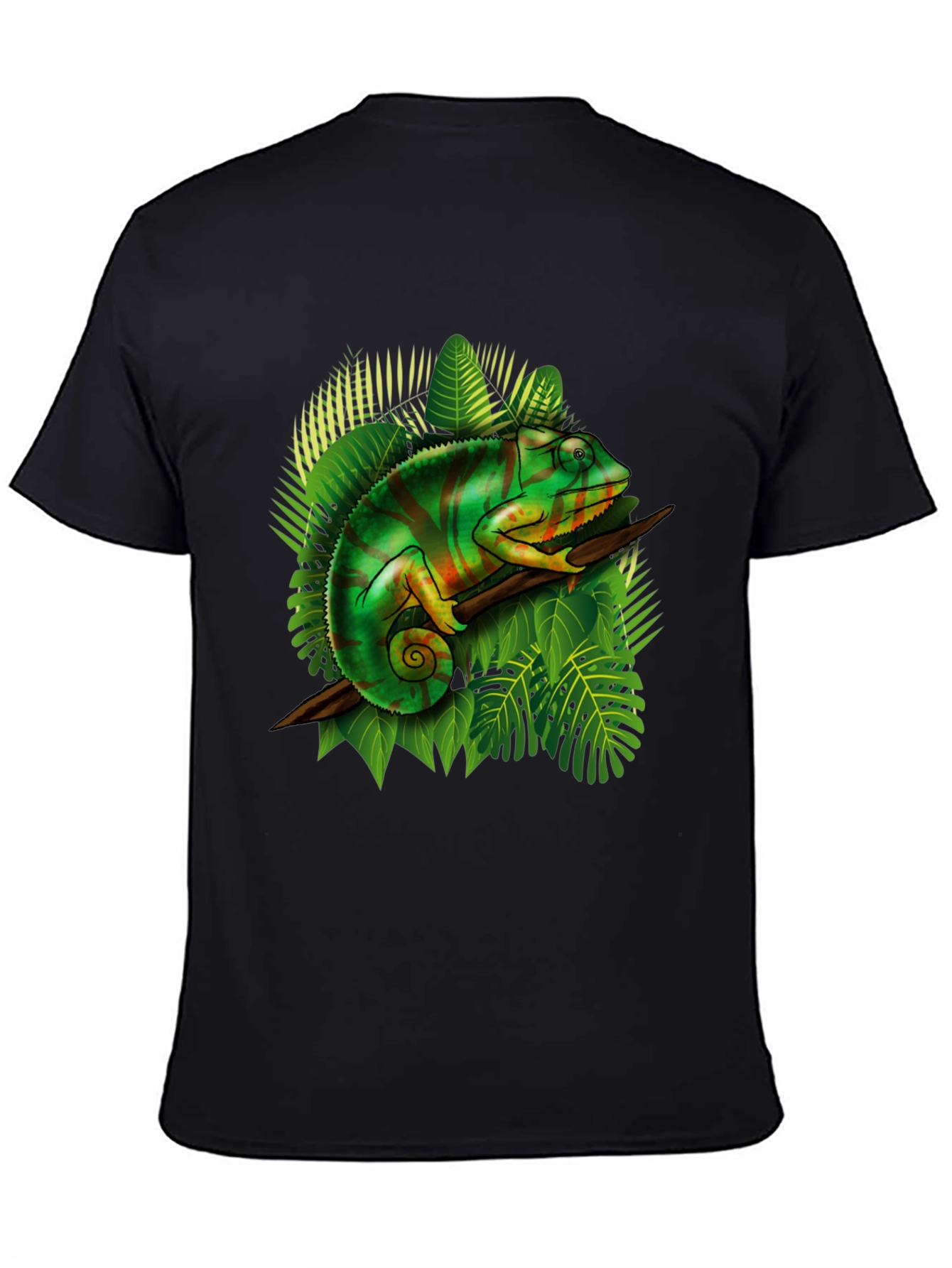 Chameleon Graphic Tee - Unique Reptile T-Shirt