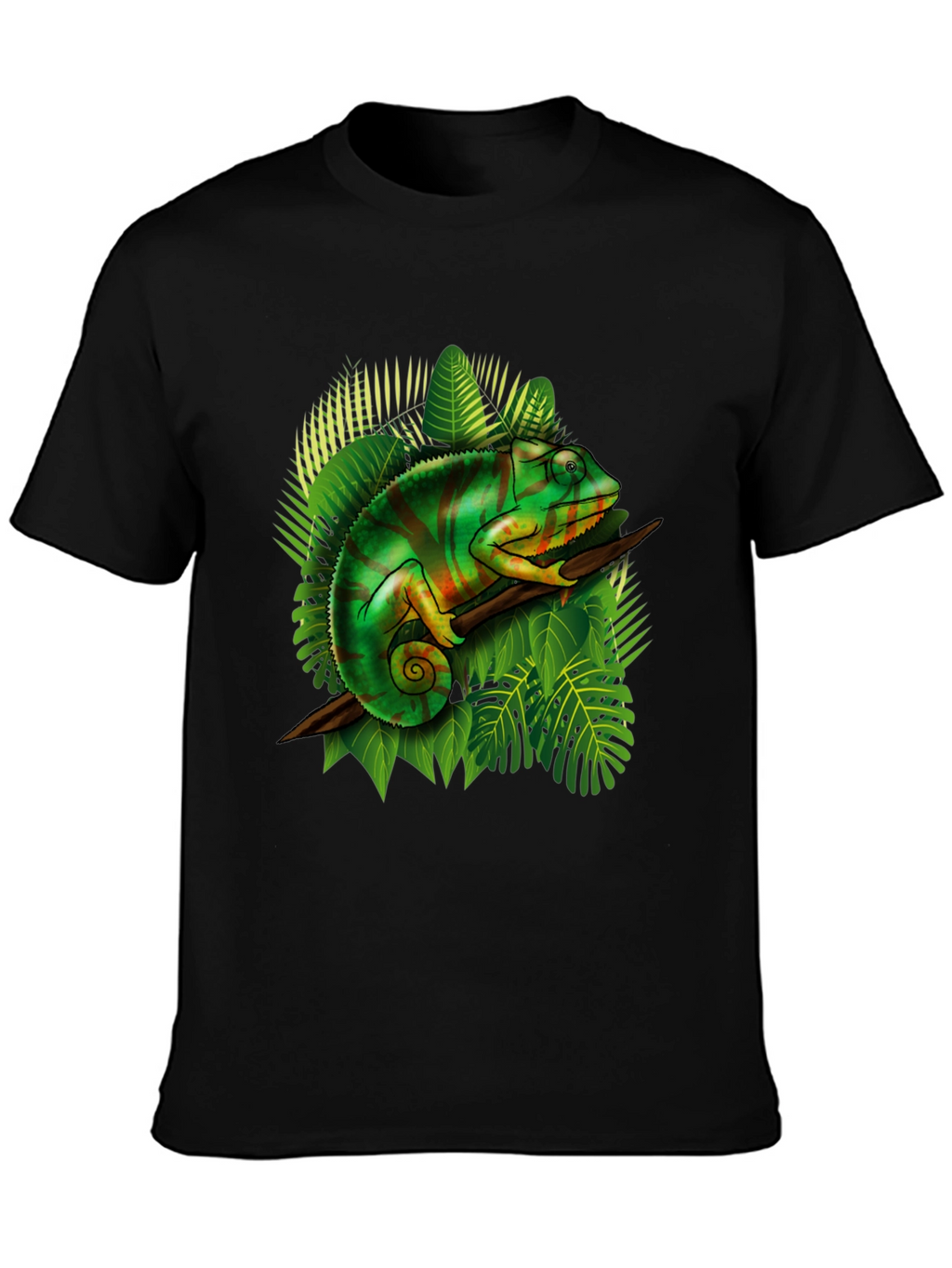 Chameleon Graphic Tee - Unique Reptile T-Shirt