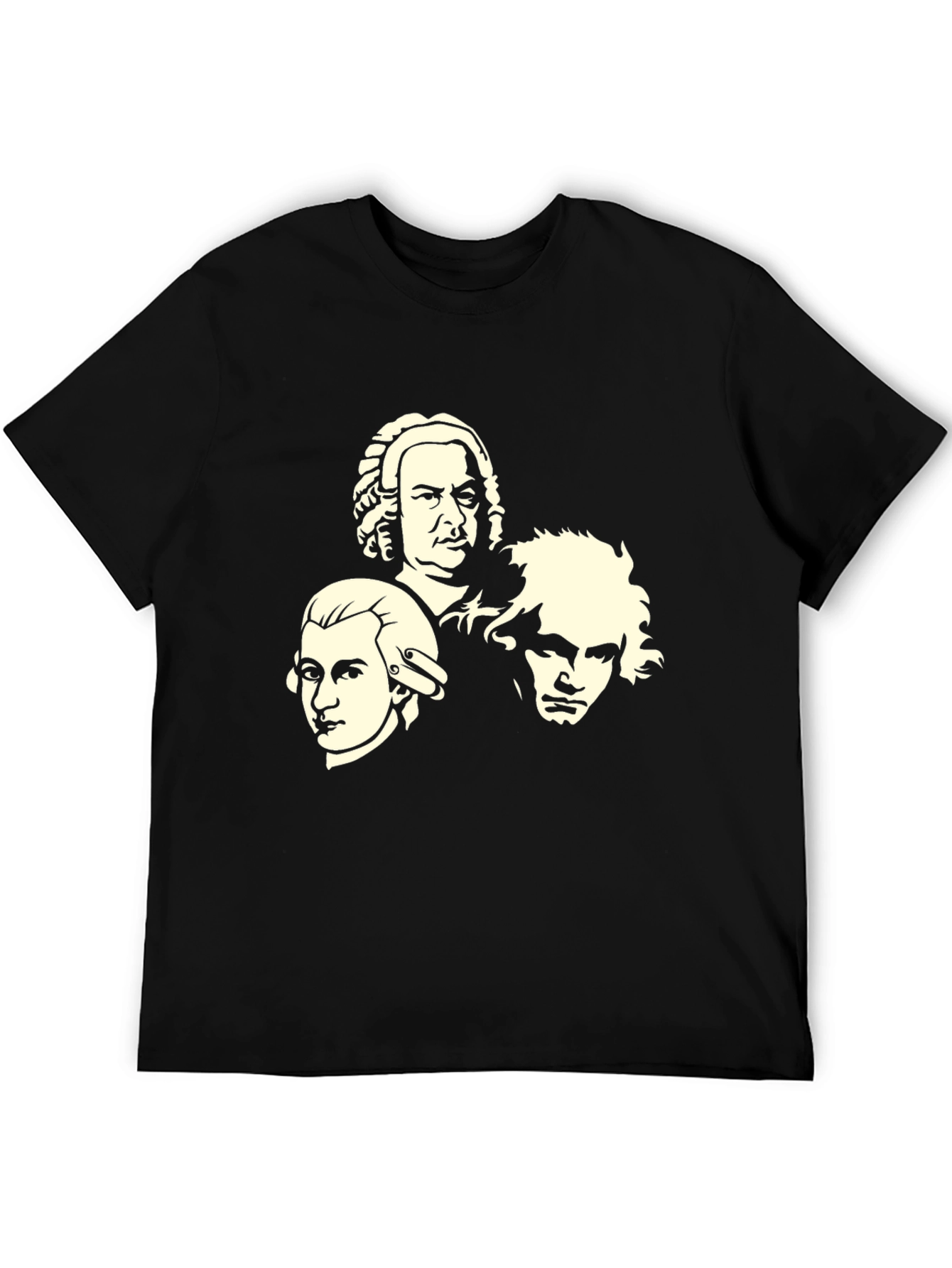 Classical Composers Graphic Tee - Black