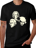 Classical Composers Graphic Tee - Black
